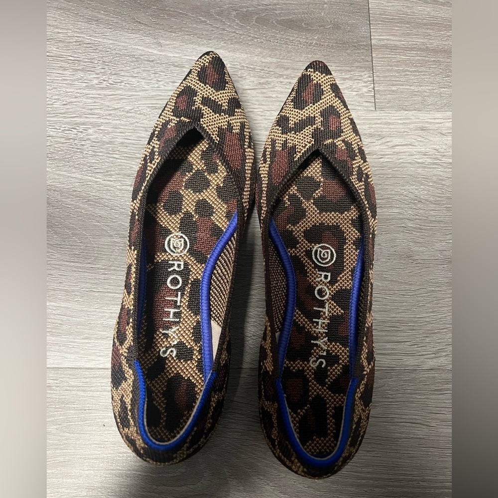 ROTHY’S The Wildcat ‘The Point’ Flats Size 6.5